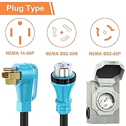 CircleRiver 50 Amp 6.6 Feet Generator Cord and