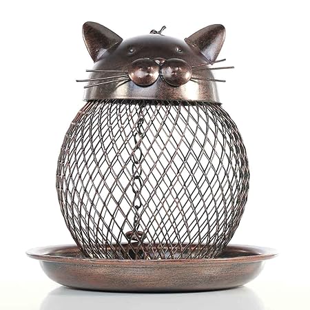 Tooarts Bird Seed Feeder Vintage Outdoor Decoration Villa Garden
