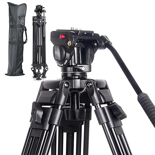 Video Tripod System, Regetek 72 Inch Professional Heavy Duty