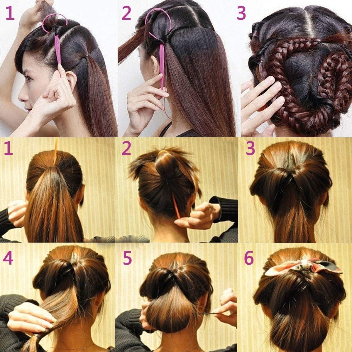 Trimming Shop Hair Braid Tool Set, Durable Plastic Topsy Tail Tool - Image 5