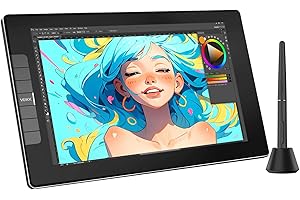 VEIKK VK1200 Drawing Tablet with Screen, 11.6 Inch Full-Laminated Graphic Drawing Monitor, with Battery-Free Pen and Tilt Fun