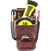 Occidental Leather Clip-On 4 in 1 Tool/Tape Holder - Provides 4x the Tool Capacity - Includes 2003 Oxy Tool Shield - Made in USA