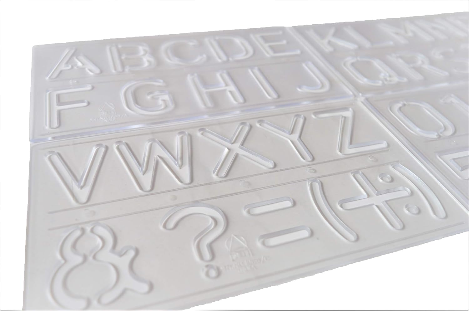 Mr. Pen Letters and Numbers Alphabet Stencil Pack Includes A-Z, 0