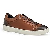 Bruno Magli - Men's Diego Sneakers, Luxurious Italian Leather, Cognac, 11.5