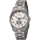 BERNY Automatic Titanium Watch for Men 100M Waterproof Fashion Men's Watch Super Luminous Male Analog Mechanical Wrist Watch, Full Titanium AR Sapphire Glass Small Seconds Sub-dial Date Calender