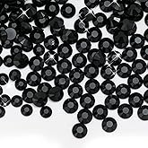15000 Pcs Black AB Rhinestones Flatback Bulk, SS20/5mm Non-Hotfix Crystal Round Jelly Rhinestones for Crafts Makeup Nails Face Tumblers Clothes Shoes Handmade Decoration