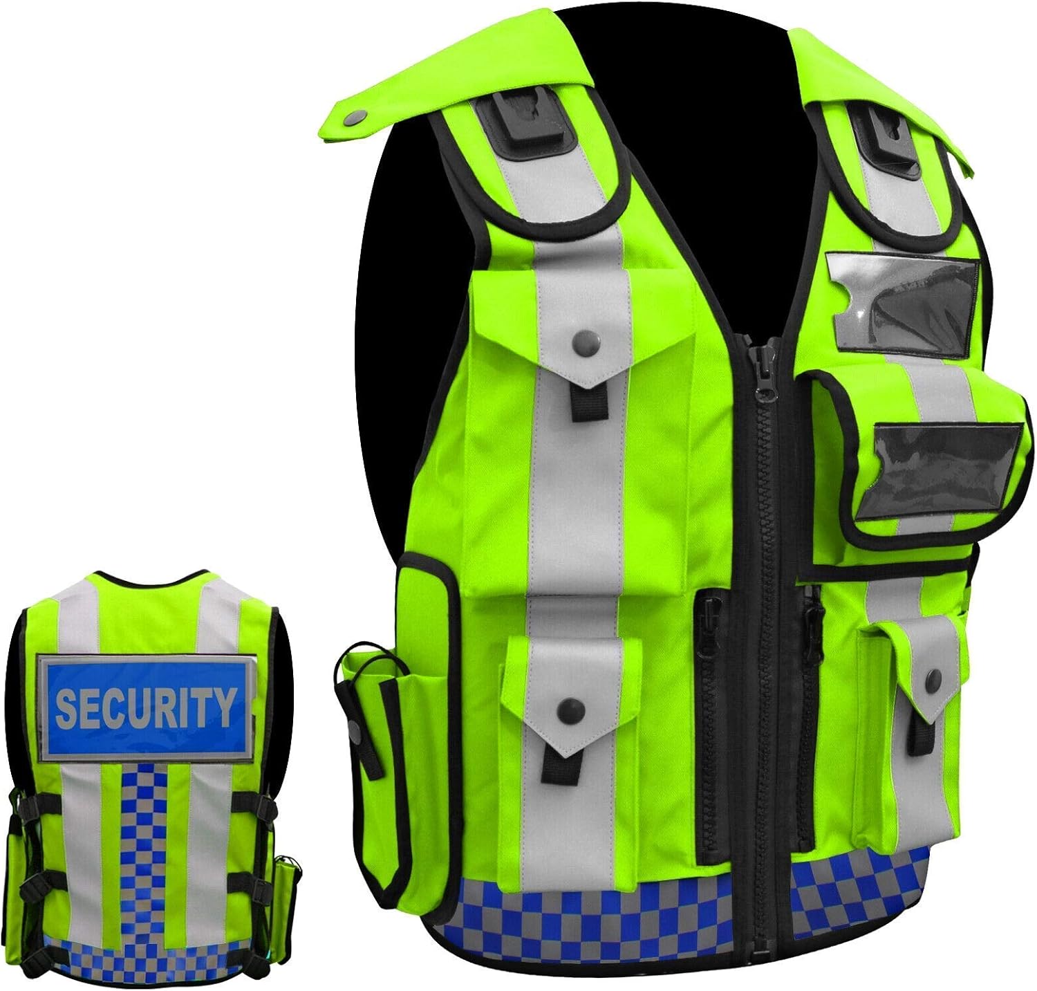Hi Viz Tactical Security Dog Handler Vest Enforcement CCTV Tac Vest