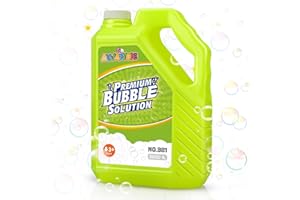 AUJAZYBLE Bubble Solution Refills 32OZ | Giant Bubbles Refill Solution | Bubbles Bulk for Bubble Machine, Bubble Gun, Bubble Wands, Bubble Mower | Bubbles for Kids in Summer Celebrations Party Favor