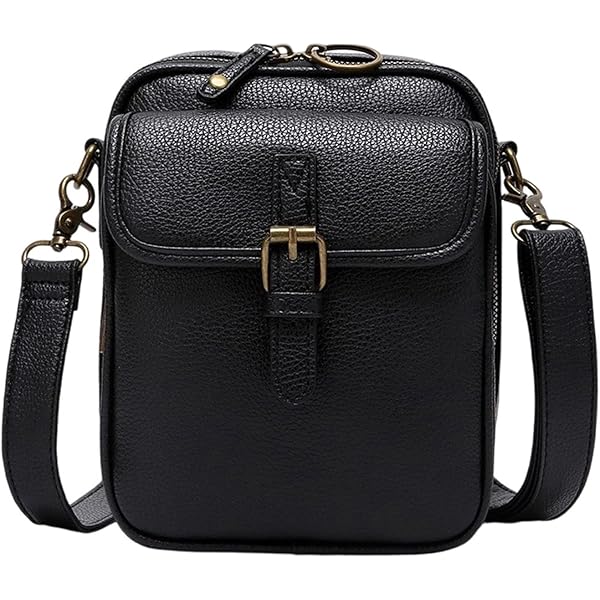 Amazon.com: Collaboraten Crossbody Leather Bag