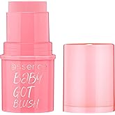 essence Baby Got Blush, Buildable Cream Makeup Stick (10 Tickle Me Pink) | Natural Finish, Multi-Use for Cheeks and Lips, Blendable Pigmented Color, Easy to Use, Travel Size, Vegan &amp; Cruelty Free