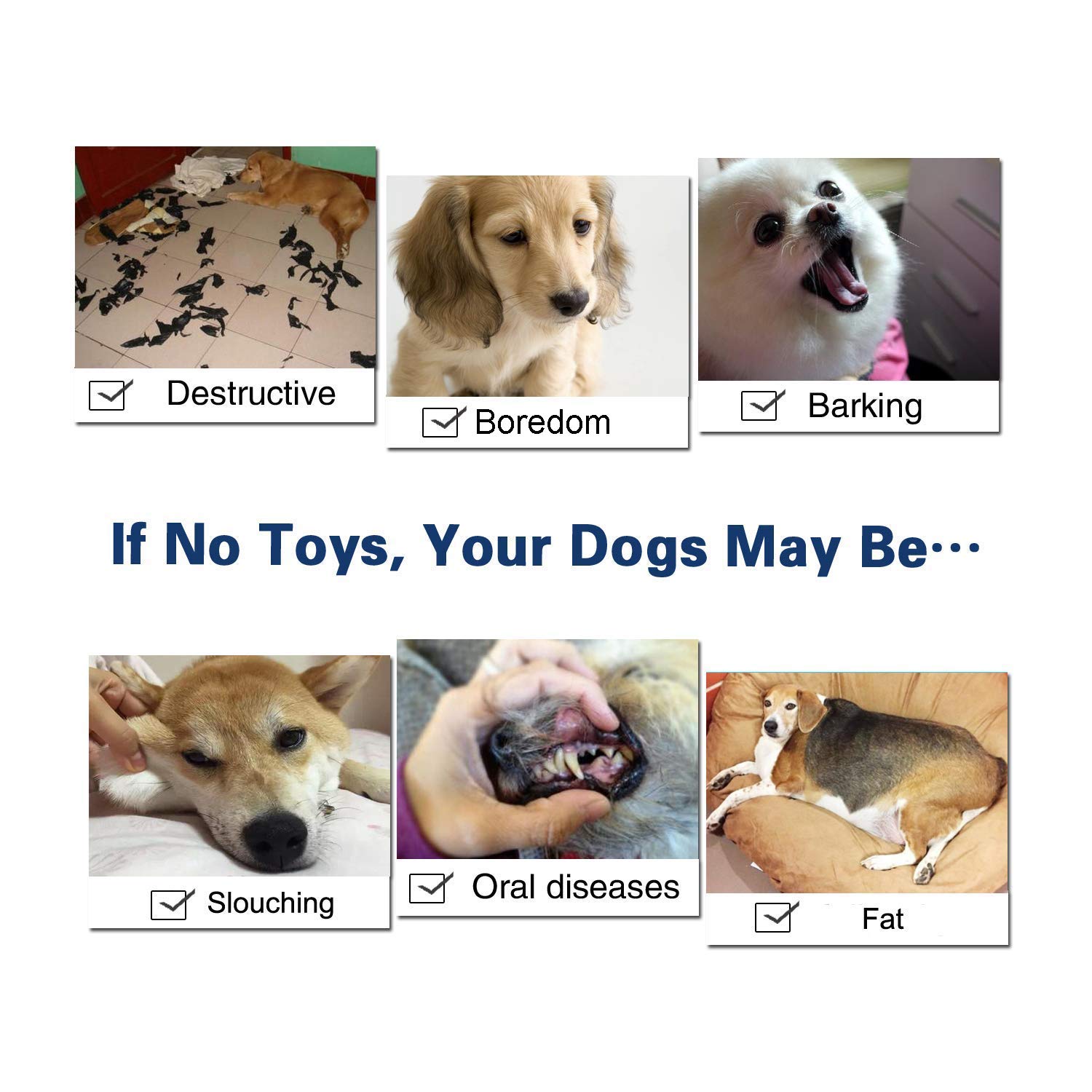 ucho Dog Chew Toys for Aggressive Chewers, Indestructible Dog Toys Tough Durable Nylon Bone Chew Toy for Large Dogs