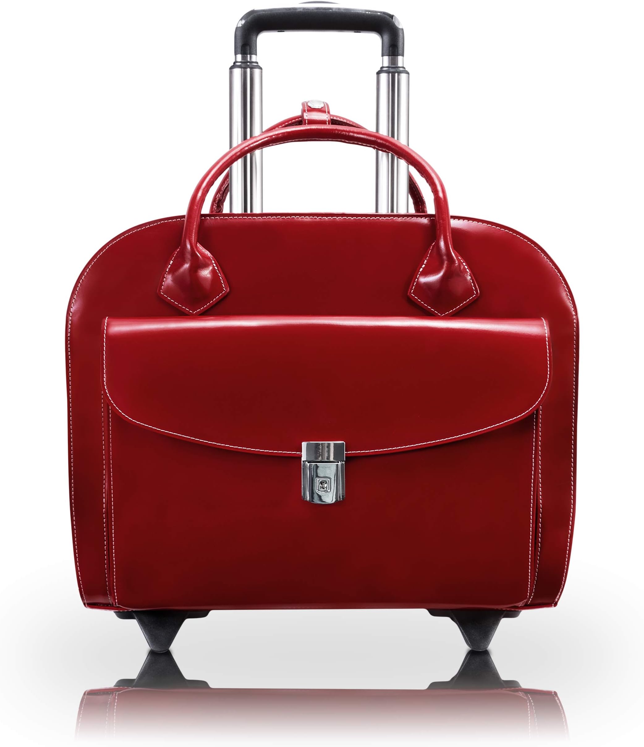 McKleinMcKlein Granville 15.4" Trolley Case Red - Laptop Bags (15.4"), Trolley Case, Red, Leather, 3kg, 406 x 51 x 279 mm