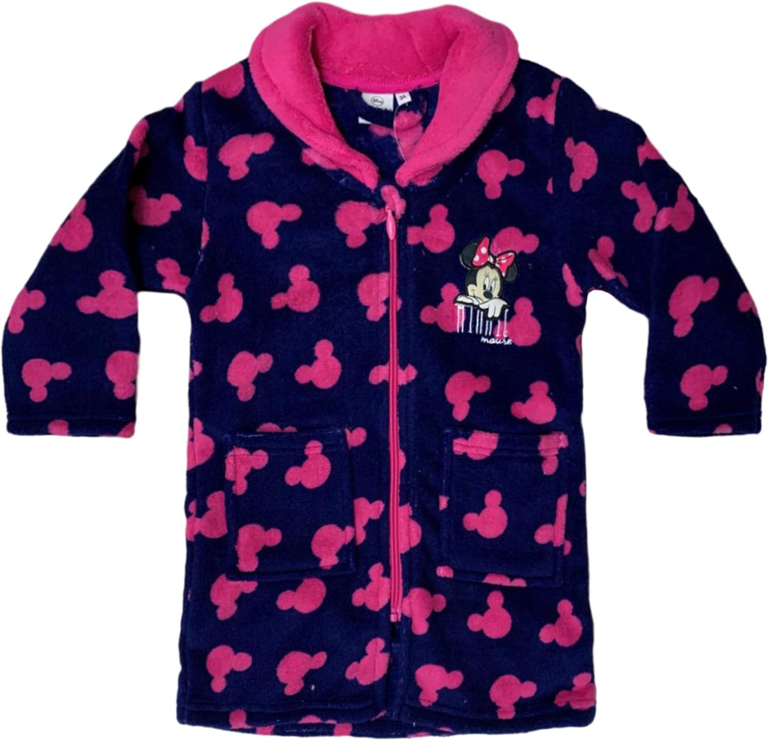 Vestaglia da Notte in Morbido Pile Ufficiale Disney Minnie Bambina