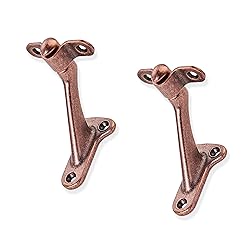 ZAUYX 2 Pack 3 Inch Hand Rail Bracket Antique