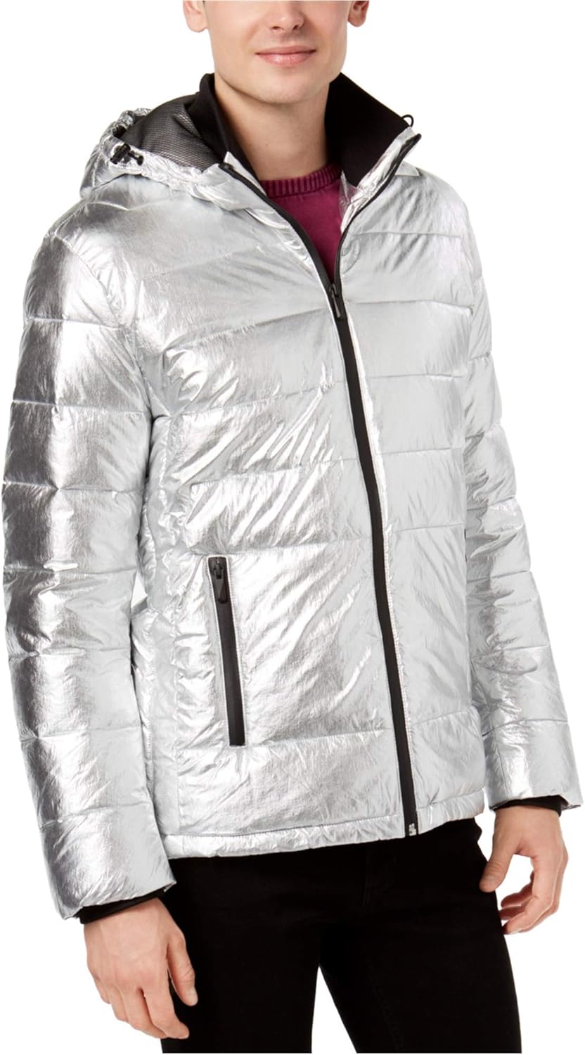 calvin klein metallic jacket