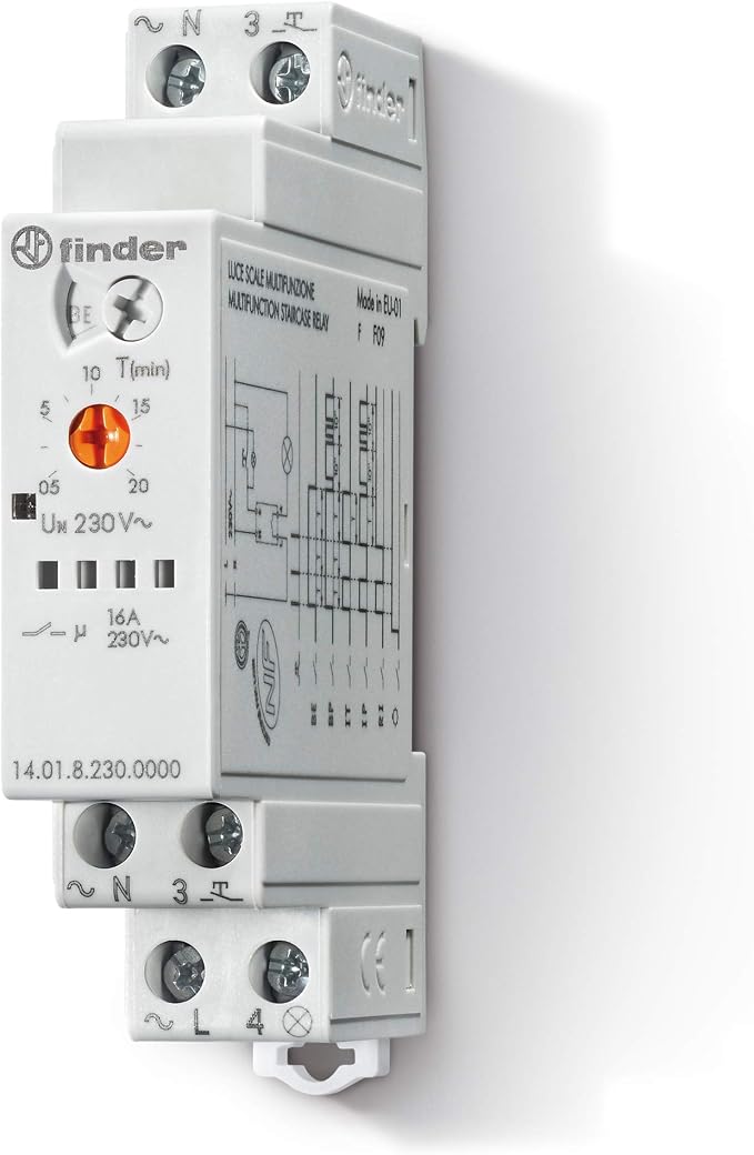 Finder 140182300000PAS Minuterie/Télérupteur multifonction 230 V 1 NO — free download