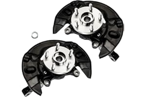 PHILTOP 2PCS Front Steering Knuckle & Wheel Bearing Hub Assembly Compatible with Toyota Corolla 2003-2008, Passenger and Driver Side Replaces 698-389 698-388