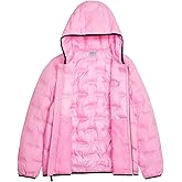 LONDON FOG girls Midweight Quilted Puffer Jacket Hooded Coat
