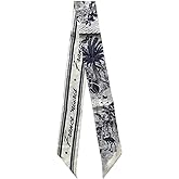 JERLA 100% Mulberry silk Scarf Bag scarf Head Hair Ribbon Handbag Handle wrap Tie Bundle Scarf Neckerchief Scarf for women