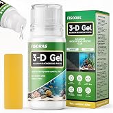 FISORAS Aquarium Background Gel, 60ML(2OZ) with Sponge and Scraper