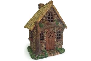 MARSHALL HOME AND GARDEN English Tree Cottage Miniature Fairy Garden Resin Figurine
