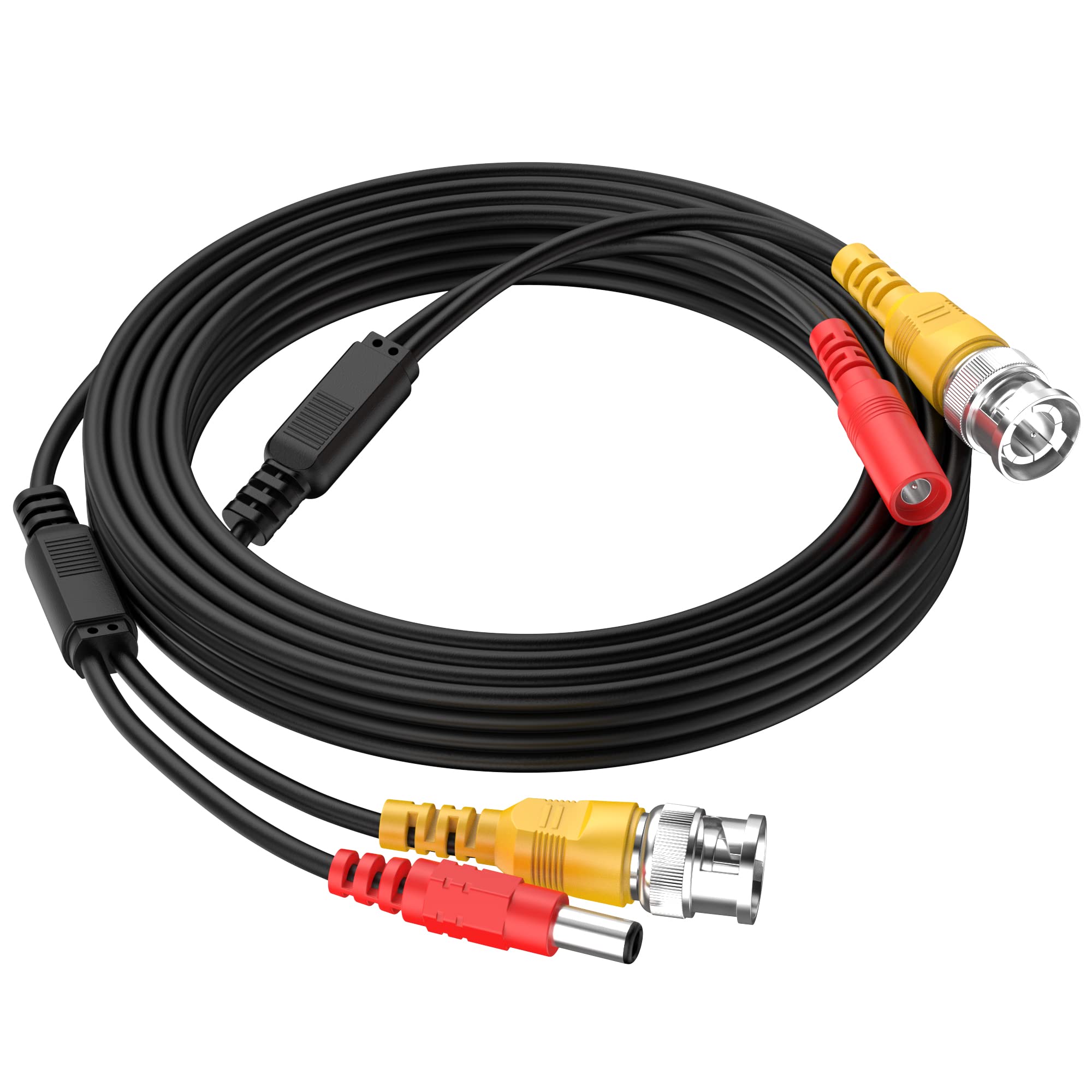 5M / 16FT CCTV Extension Cable – 2-in-1 BNC Video & Power Lead – CCTV Camera Cable for Security Systems – BNC Extension Cable for CCTV Coaxial & Power Connection