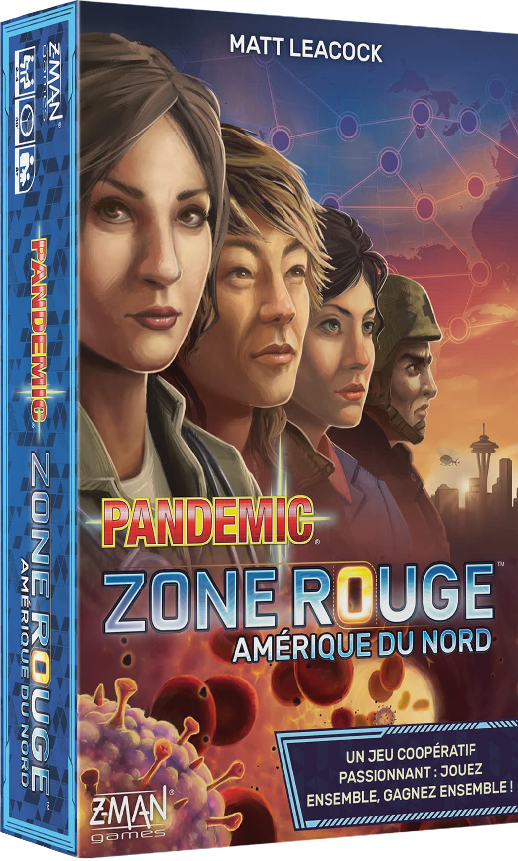 Z-Man Pandemic Zone Red North America