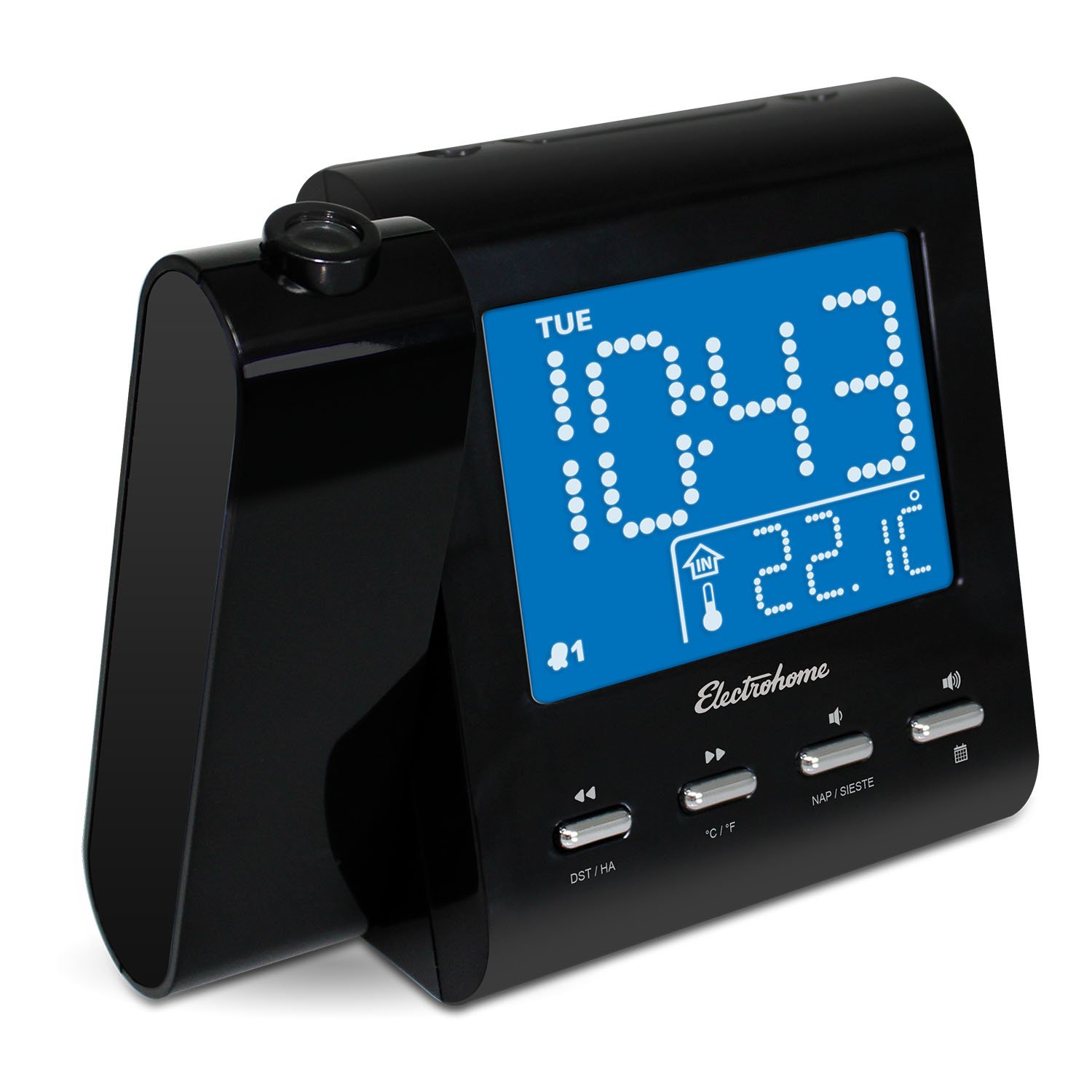 Electrohome Projection Alarm Clock With Battery Backup And Audio Input 23 71UzV%2BihaYL