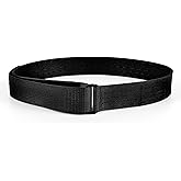 WOLF TACTICAL Heavy Duty Simple EDC Belt - Stiffened 2-Ply 1.5” Nylon Gun Belt for Concealed Carry, Holsters, Pouches
