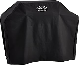 RÖSLE BBQ Abdeckhaube für Videro G3, PES Polyester, schwarz, wasserdicht, Klettverschluss