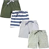 Hudson Baby Unisex Baby Shorts Bottoms 4-Pack