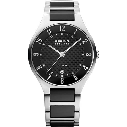 BERING Herren-Armbanduhr Analog Quarz Titan 11739-702