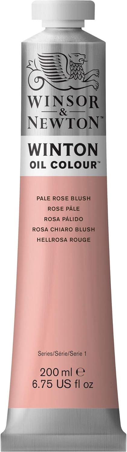 Winsor & Newton Winton 200ml Oil Colour - Blush Pale Rose,1437257, 200 ml (Pack of 1)