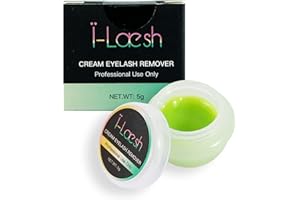 i-Laesh Eyelash Extension Remover Cream - Lash Extension Remover Cream with Low Irritating for Sensitive Skin - Quick Dissolve - Eyelash Extensions Glue Remover - 5g - Cantaloupe