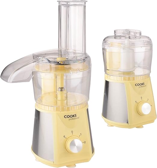 Cooks Professional Mini Food Processor with 500ml Bowl, Chopper, Slicer