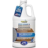 Sheiner's Pet Urine Enzyme Cleaner & Pet Stain & Odor Remover, Advanced Enzymatic Cleaner Solution for Carpets, Rugs, Upholstery & Multi-Surfaces, Safe for Pets & Kids. (128 oz)