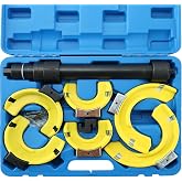 Acymner Interchangeable Fork Strut Macpherson Spring Compressor Kit Universal Coil Extractor Tool Set