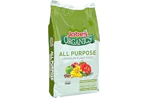 Jobe’s Organics Granular All Purpose Fertilizer, Easy Plant Care Fertilizer for Vegetables, Flowers, Shrubs, Trees, and Plants, 16 lbs Bag