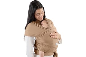Comfy Cubs Baby Wrap Carrier - Soft & Secure Fit Cotton Blend Baby Carrier Newborn to Toddler - Lightweight & Hands-Free Todd