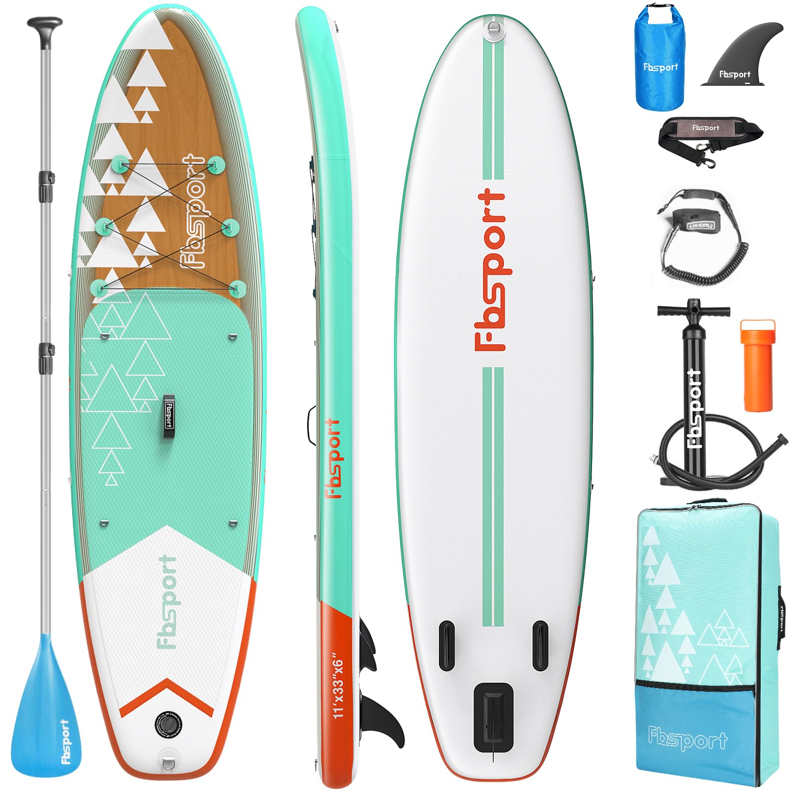 Fbsport 11 Premium Stand Up Paddle Board Yoga Board With Durable Sup
