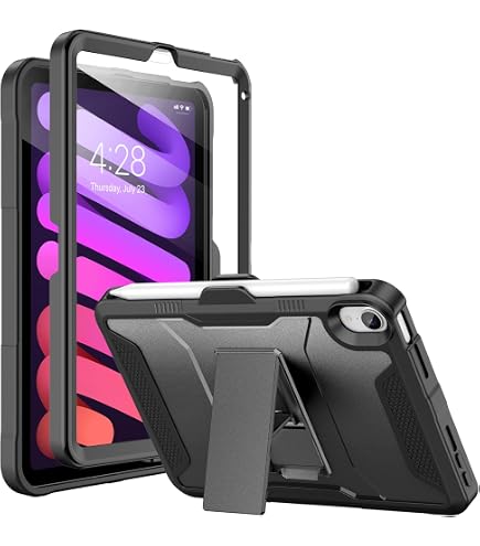 Heavy Duty Hybrid Shockproof Case With Stand For IPad Mini 1st–6th Gen – 3-in-1 Combo