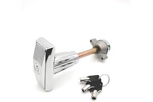 LORADAR Vending Machines Lock T Handle Vending Machine Lock Adjustable Locking Force, Impact Resistance, Quick Locking with 3pcs Keys