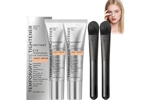 Luxeveria Eye Lifting Cream With Brush - Instant Tightening Eye Cream For Women & Men, Temporary Ey-e Firming Cr/eam, Under E