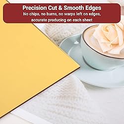 Enoin 1Pack 8 x 12 Inch Gold Mirror