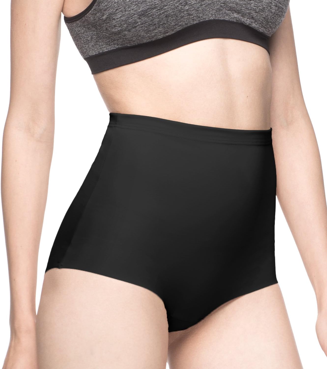 LAPASA Women's Invisible No Show Body Shaper High Waist Tummy Control Shapewear Enhancer Panty Underwear L12