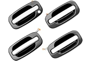 Exterior Door Handles Set, Compatible with 1999-2007 Chevy Silverado Suburban Tahoe Avalanche, GMC Sierra Yukon, Cadillac Esc
