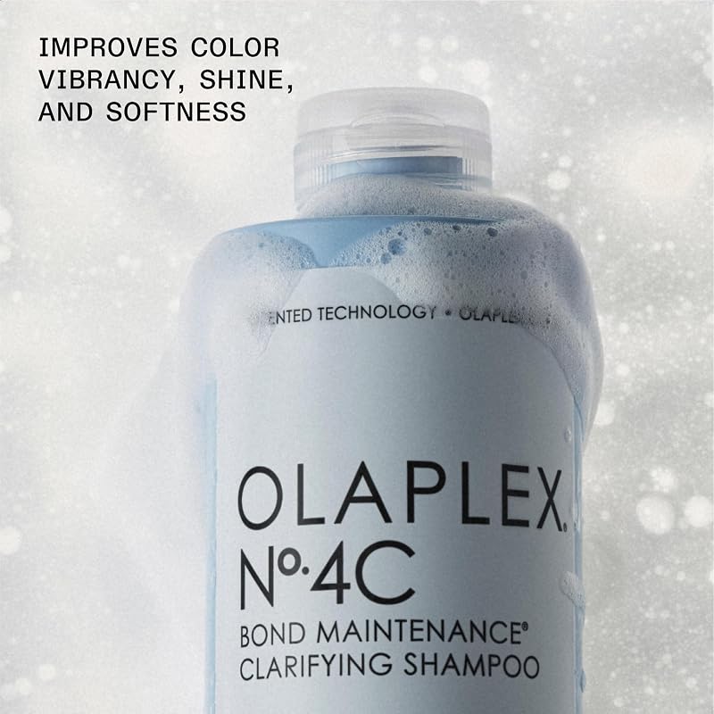 Champô de Limpeza Profunda Clarificante™ de Manutenção de Bonds No.4C | Remove danos que causam impurezas e acumulação | Ajuda a restaurar a vivacidade das cores | Para Coily, Curly, Straight e Wavy, 8,5 fl oz