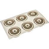 Silikomart - Mini INTRECCIO - Silicone Mould &oslash;75 H 35 MM | 6 Monoportions, 3D Design, Diameter 75 h 35 mm, Volume 630 ml, Non-stick, Pack of 1 Cake Pan, Made in Italy
