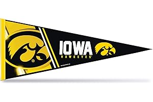 Rico Industries NCAA Primary 12" x 30" Felt Wall Décor Pennant - Great for Home/Bed Room/Man Cave Décor