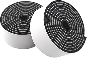 TEKDOE Pipe Insulation Foam Tape Self Adhesive Outdoor Weather Resistant Water Pipe Wrap, Sponge Strip for Water Pipes, Pipe Wrap Insulation (1/5 Inch Thick x 2 Inch Wide x 6.5 Feet Long)